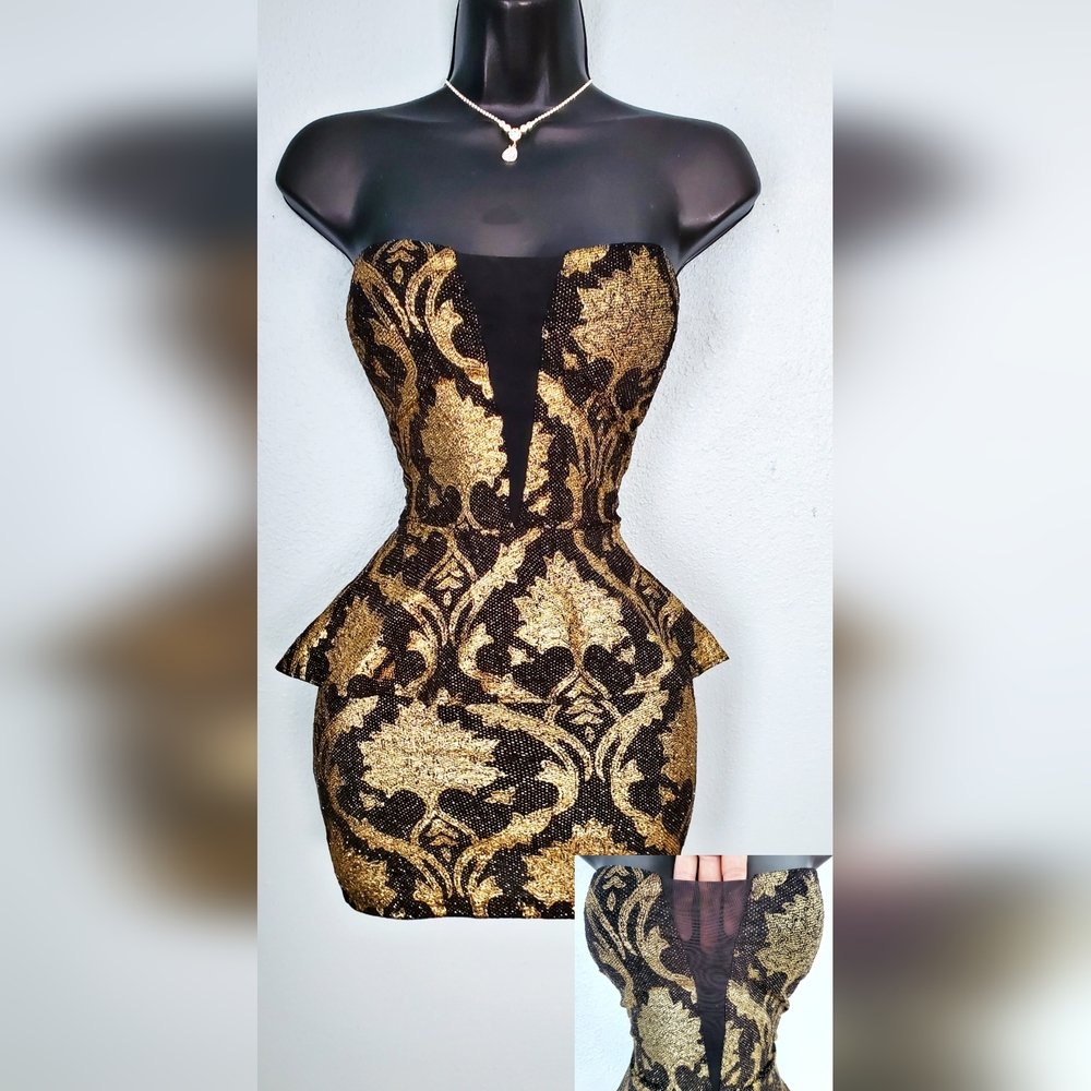 Gold dress